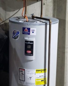 Water heater in a Norristown, PA home
